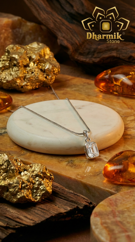 SILVER MOHINI PENDANT